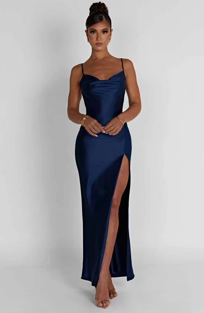 Ciao Ruffles Maxi Dress - Rosewood
