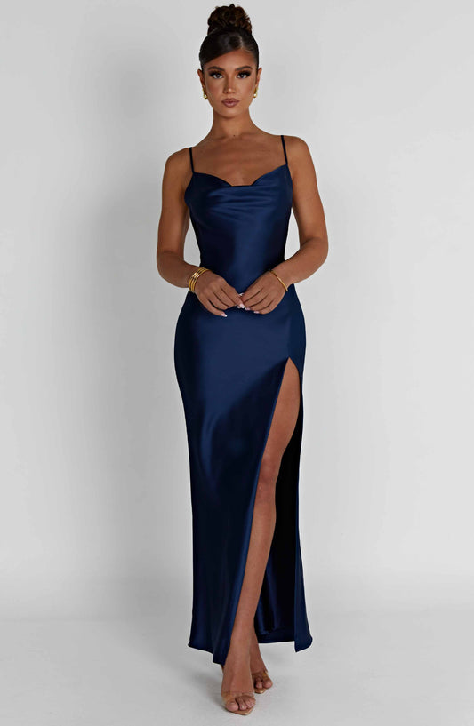 Ciao Ruffles Maxi Dress - Rosewood