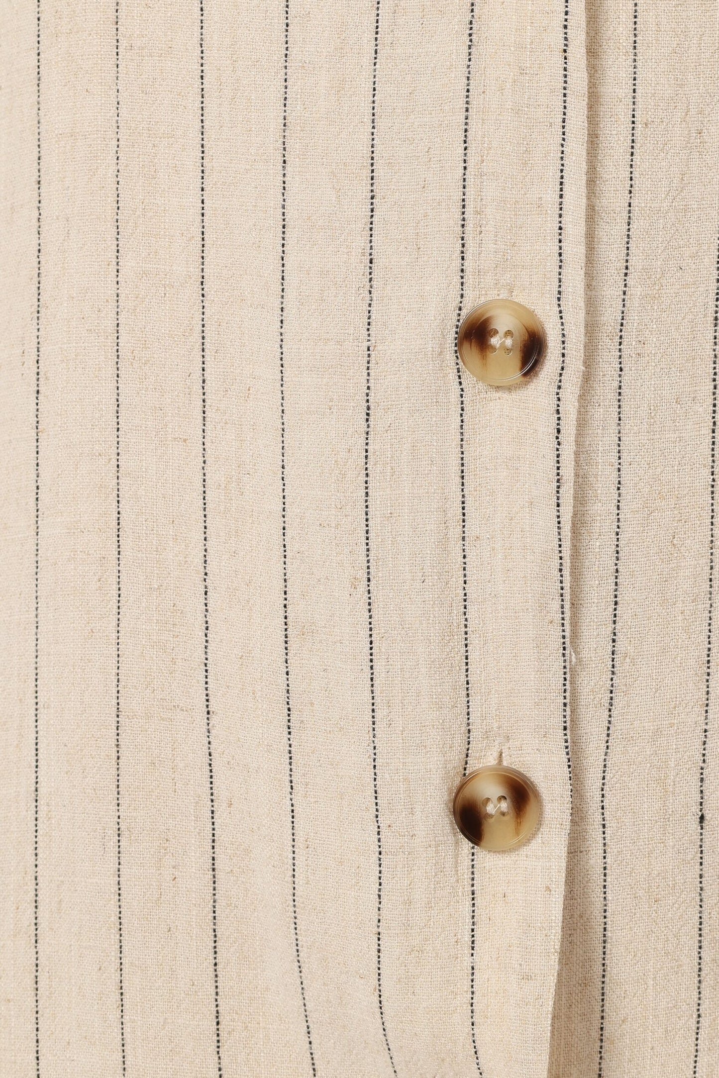 Manny Mini Dress - Beige Stripe